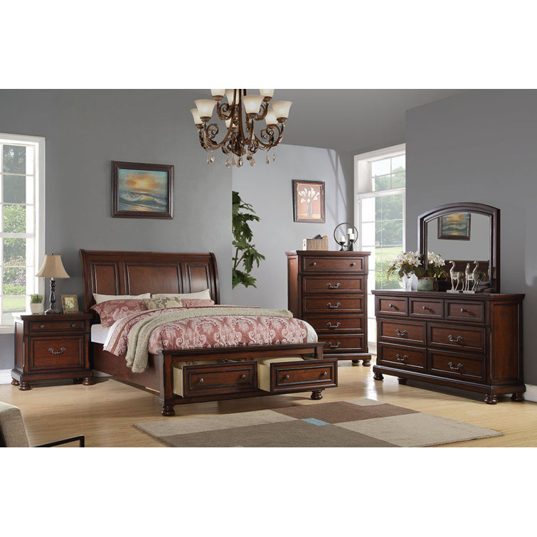Canora Grey California King Sleigh 5 Piece Bedroom Set & Reviews Wayfair